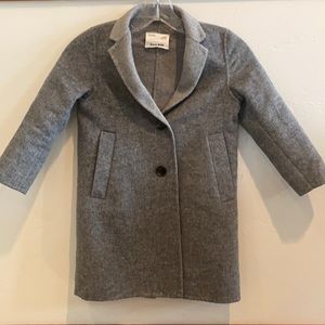 Girls Zara wool dress coat.